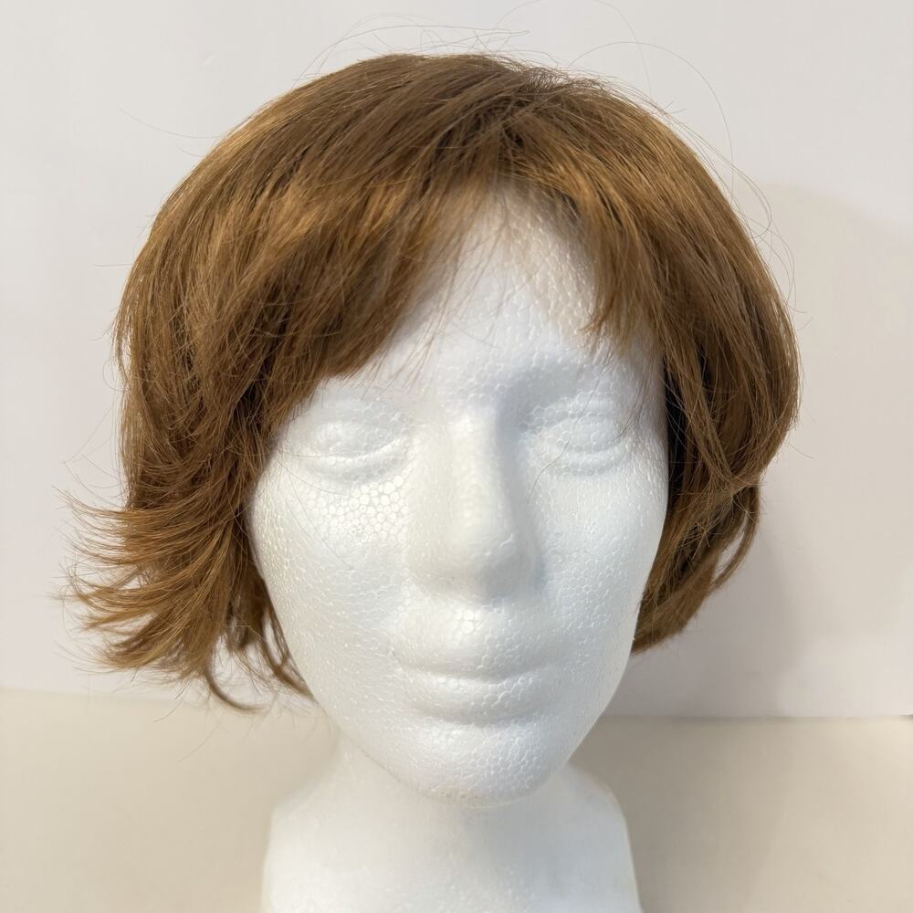 Paula Young A3225 Wig Color 27 Light Auburn Short Layered Feathered Pixie Avg